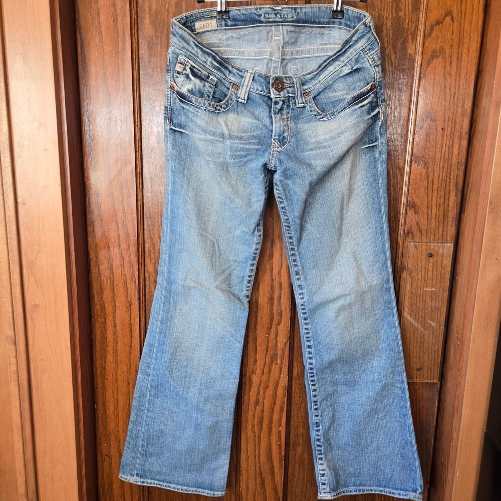 Big Star Vintage Premium Light Blue Boot Cut Jeans 27